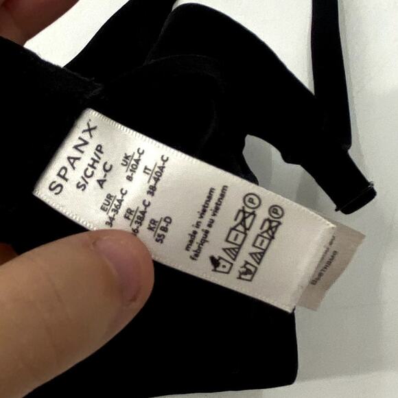 Spanx Black Seamless Bralette - Picture 2 of 2